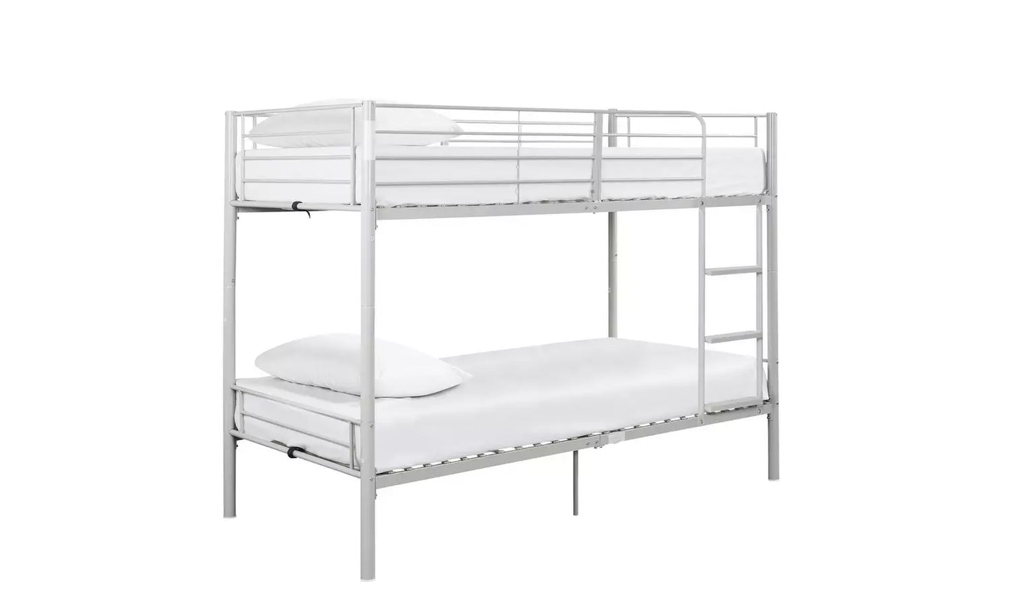 Mason Metal Bunk Bed - Silver